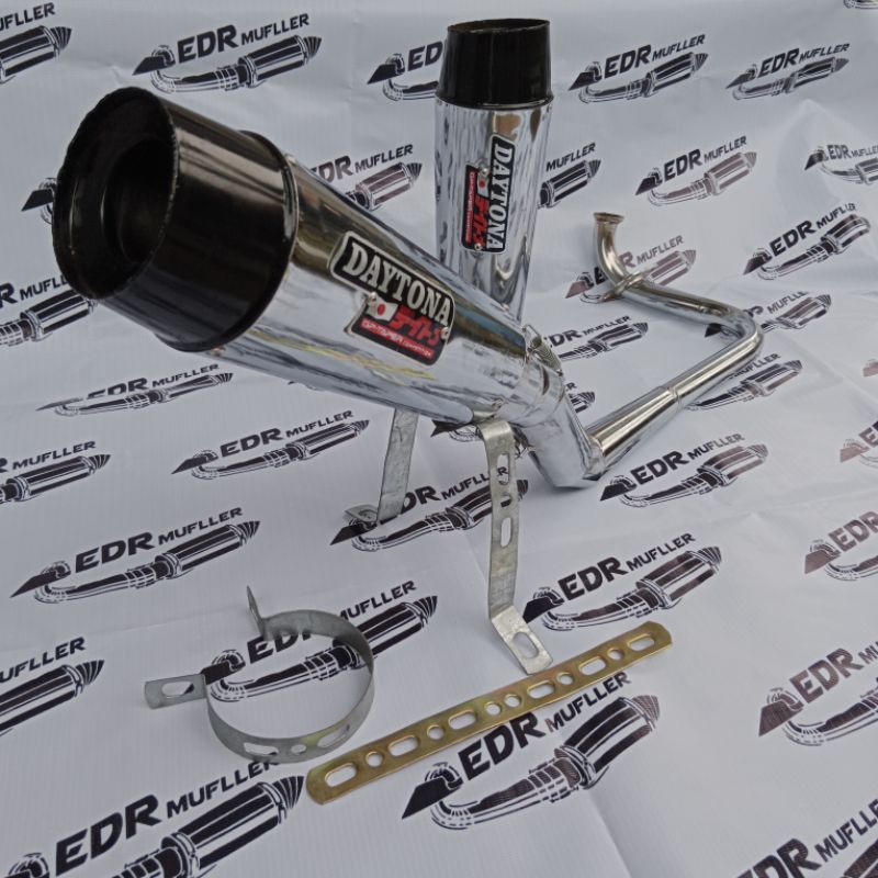 KNALPOT RACING DAYTONA FULL SYSTEM ALL MATIC BEAD MIO VARIO