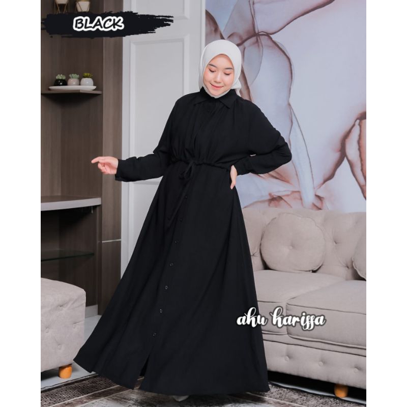 AKU KARISSA DRESS // SYAQINA DRESS AKU KARISSA // GAMIS CRINKLE MUSLIMAH AKU KARISSA