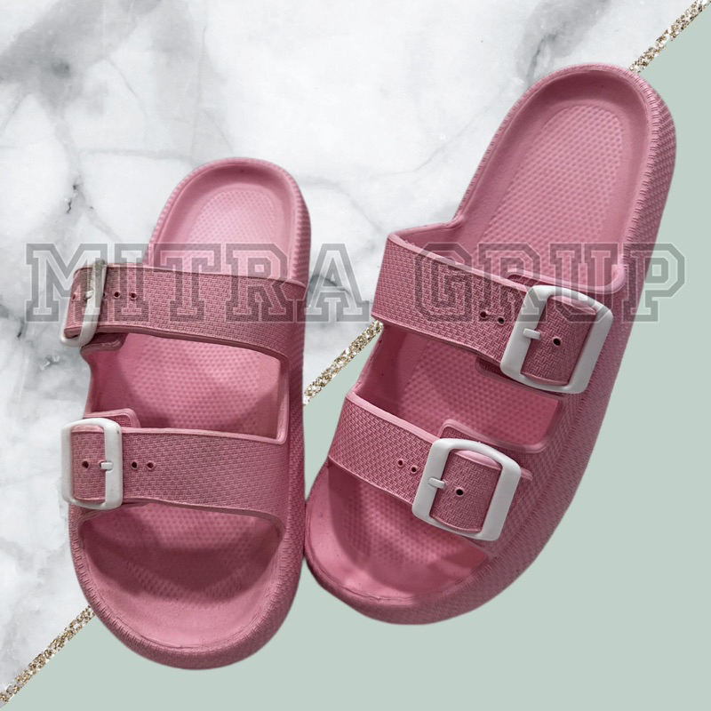 grosir roxy sandal jelly wanita sandal karet perempuan sandal gesper ban dua new DUAKAKI quality premium produk import