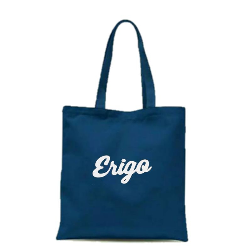 TOTEBAG KANVAS ERIGO PRIA WANITA TERMURAH /TOTE BAG RESLETING KANVAS KEKINIAN