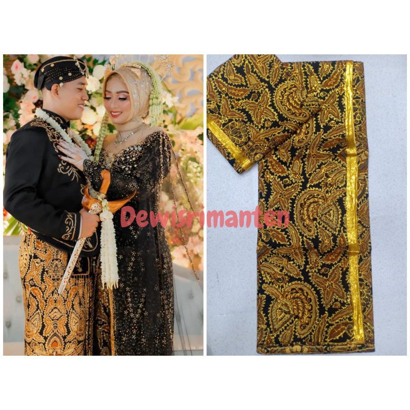 jarik Prada gold cantik