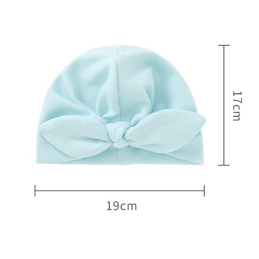 (Pimenova) Turban bayi topi kain bayi import motif pita bahan lembut