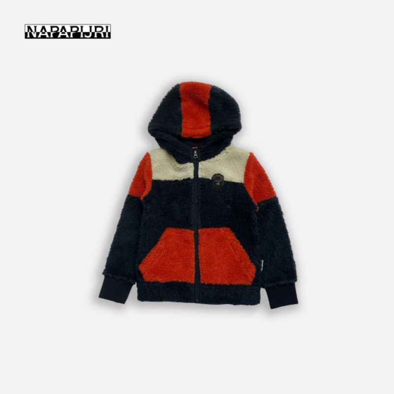 Jaket anak napapijri SHERPA HOODIE series - Jaket anak SHERPA HOODIE NAPAPIJRI