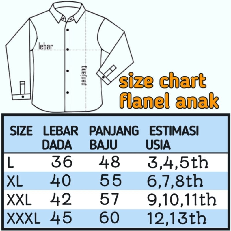 Baju kemeja kotak kotak flanel import lengan panjang anak laki laki