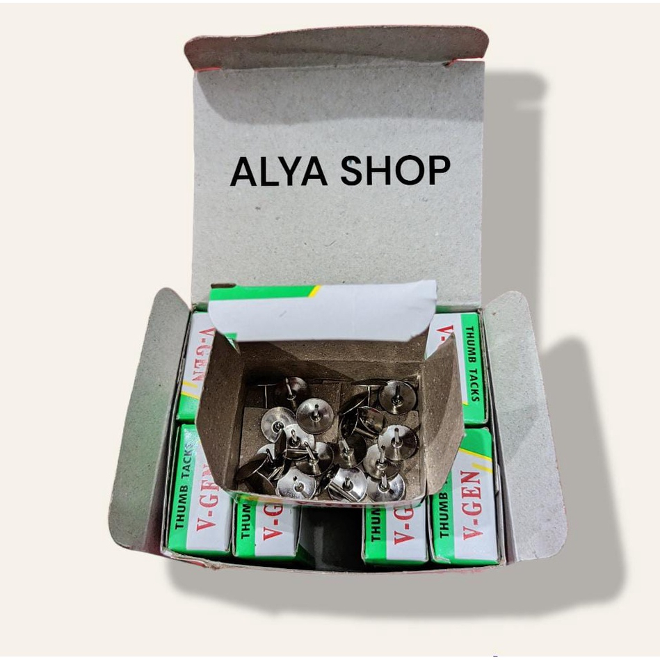 Paku Payung / Paku Kecil Serbaguna / Thumb Tacks BOX KECIL