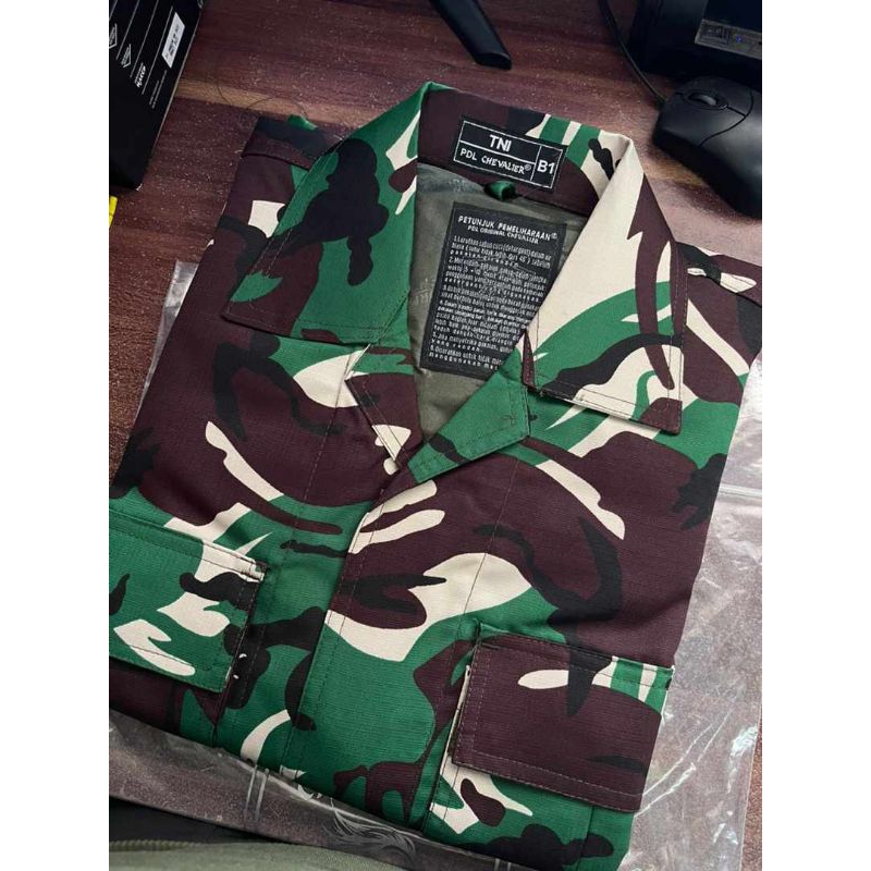 ⭐⭐⭐⭐⭐✅BAJU PDL TNI AD AL AU VELBED WALL 888 CHEVALIER