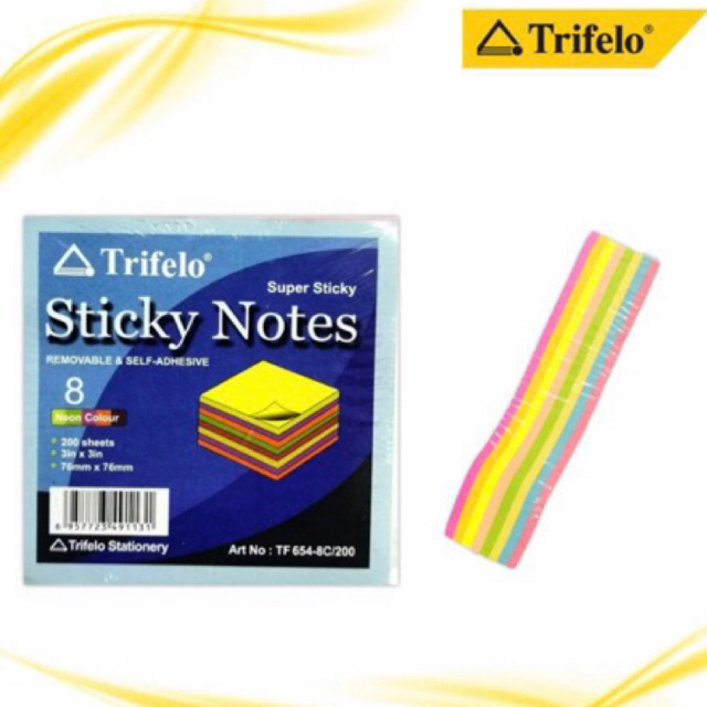 

Trifelo Sticky Note TF 654-8C/memo stik
