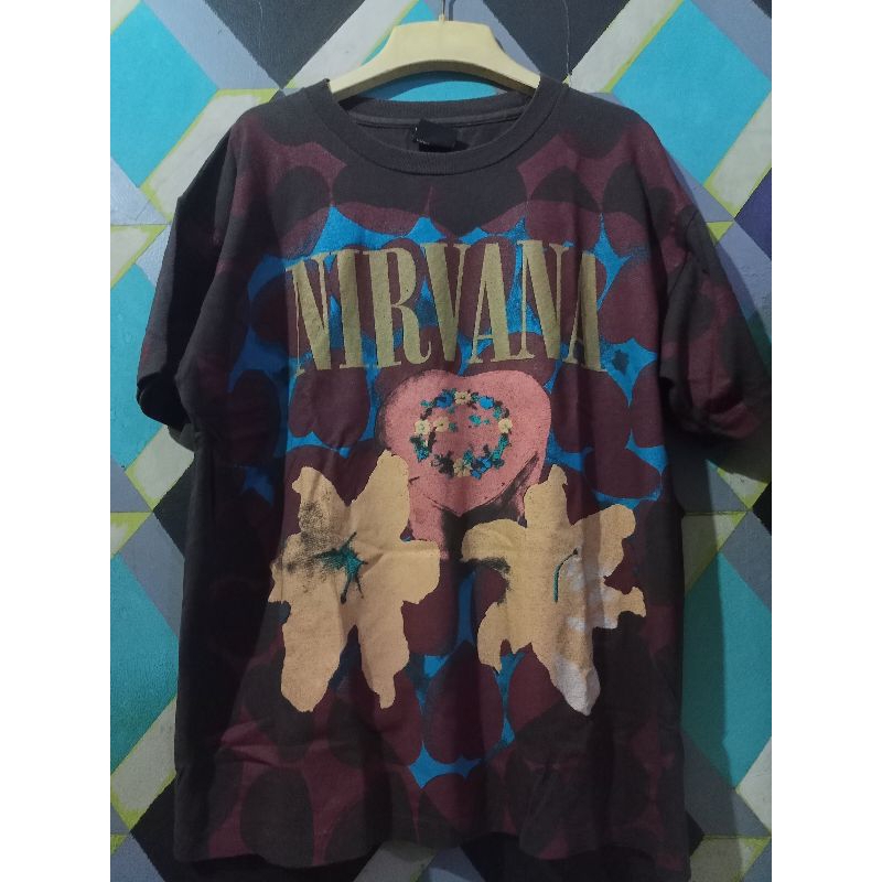 Kaos Nirvana Heart Shaped Box Vintage 1993