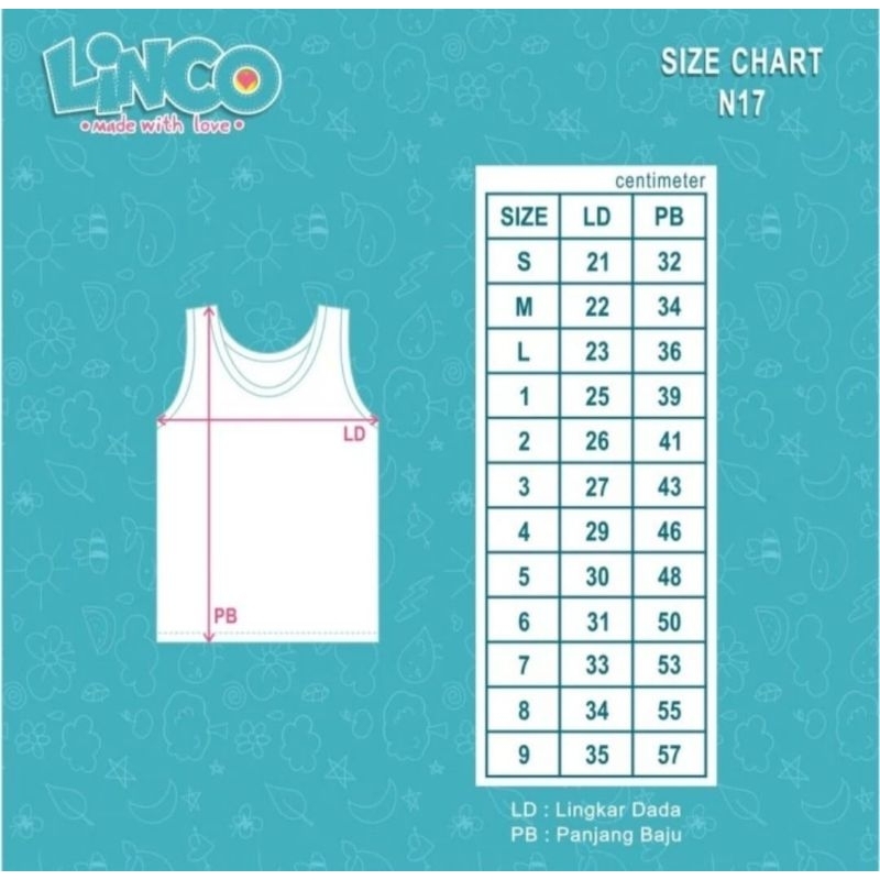 Linco Singlet Premium/ Singlet Polos 1pcs