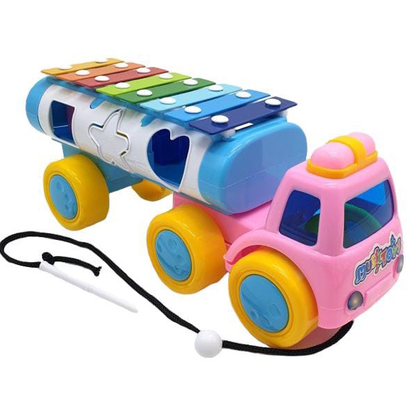 Mainan Edukasi Anak Truck Xylophone AU01 /Mainan Alat Music Anak