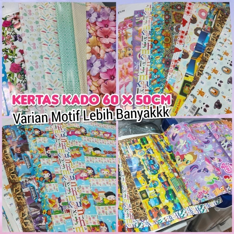 

kertas kado karakter promo termurah