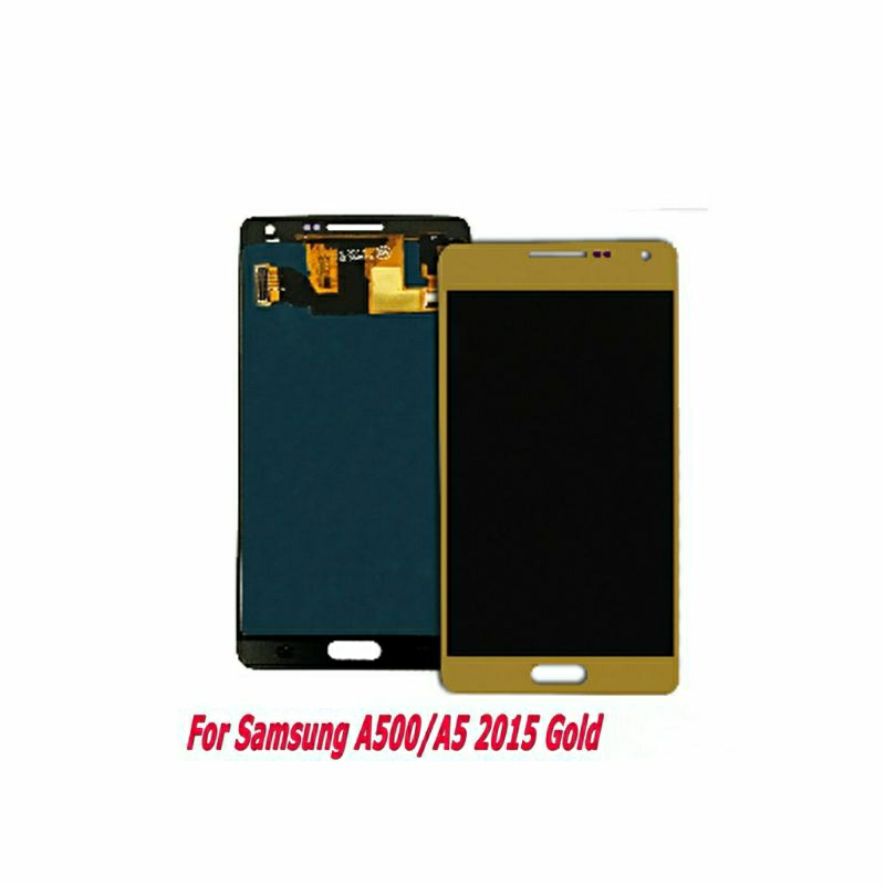 LCD TOUCHSCREEN SAMSUNG A500 - A5 2015 - GOLD CONTRAS -LCD TS SMS