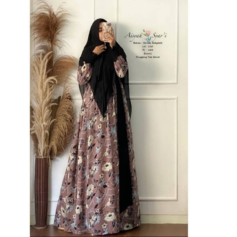 Gamis Set Syar'i Amera by Fajar Collection