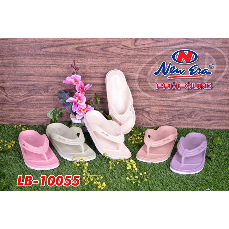 sandal japit cewek new era LB-10055 per pak 6 pasang