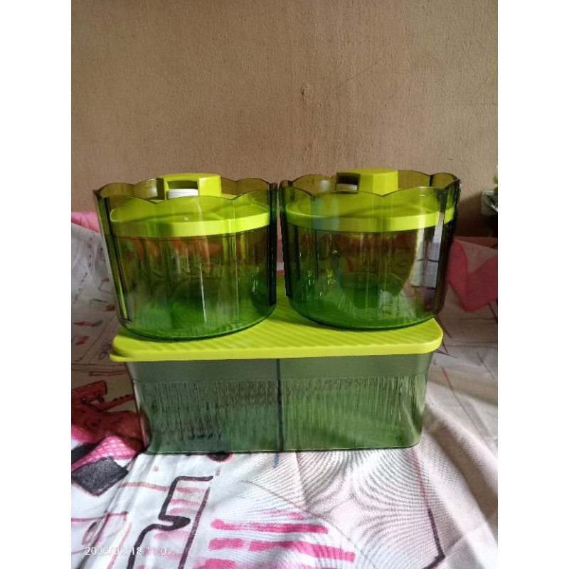 Toples set hijau cantik