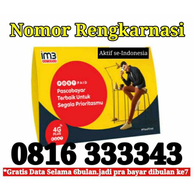 Indosat 10angka 3333 cantik Indosat rapih baca deskripsi