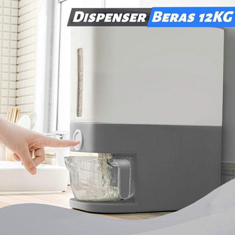 Dispenser Beras/ Tempat Penyimpanan Beras 12kg