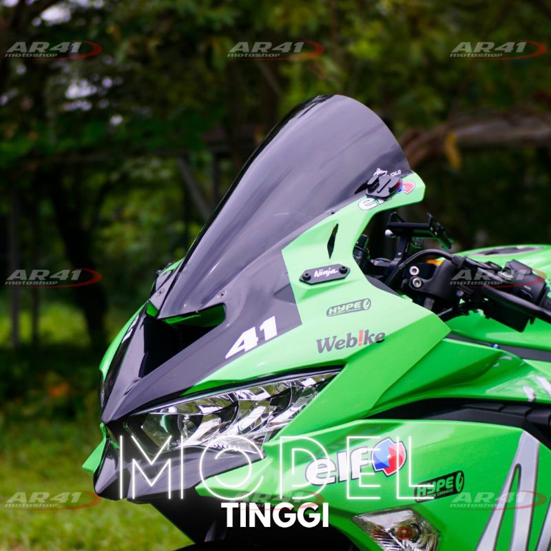 Windshield zx25r visor zx25r Kawasaki zx25r winshield zx25r tinggi MODEL TINGGI AR41