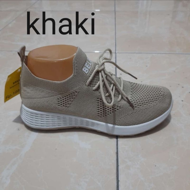 sepatu belbe/rajut/wanita