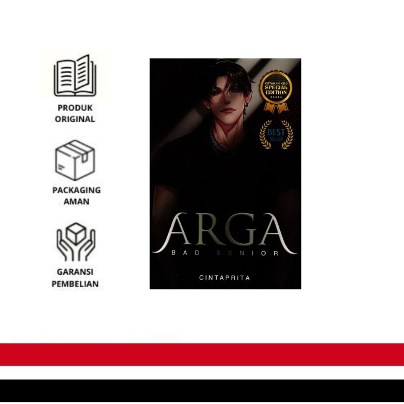 Buku Novel Arga Bad Senior - CintaPrita
