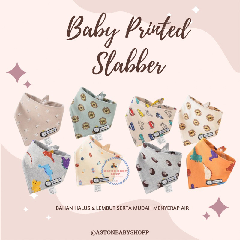 Baby Bandana Bibs Baby Slabber Takan Liur Bayi Celemek Bayi