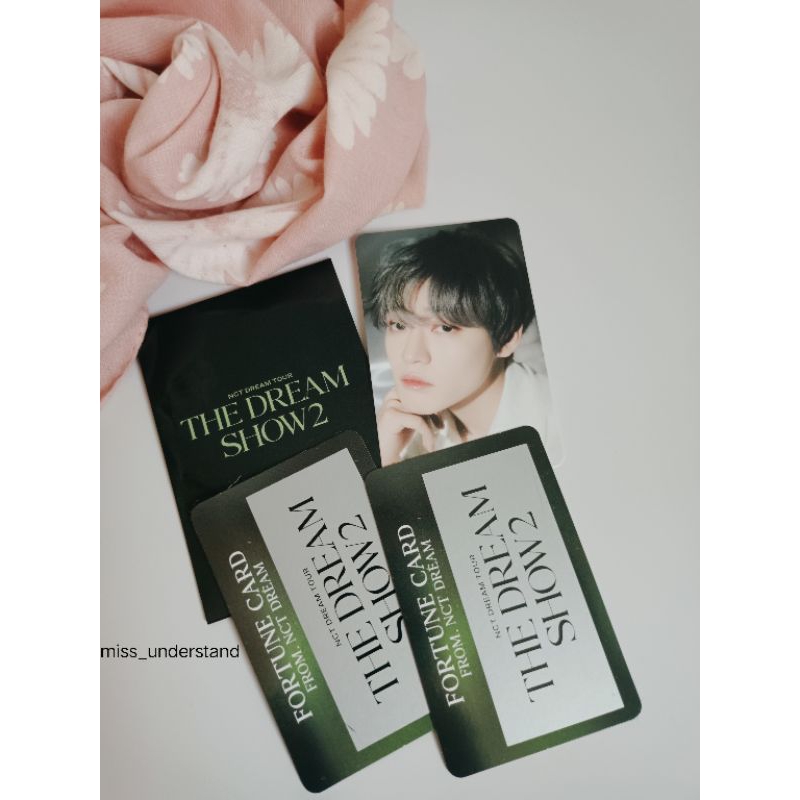 fortune scratch the dream show 2 chenle pc chenle nct dream official tds 2 photocard