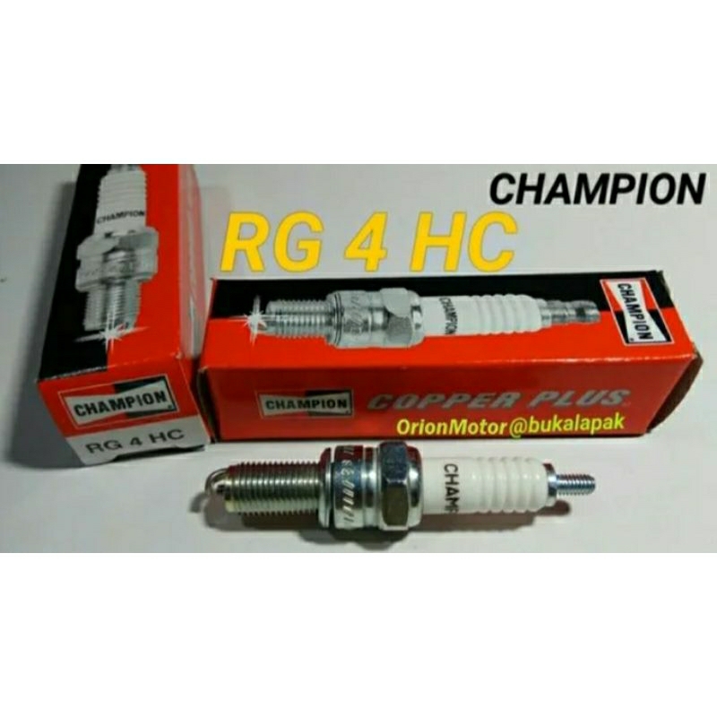 busi motor champion RG4HC untuk motor jupiter lama,,supra x125,