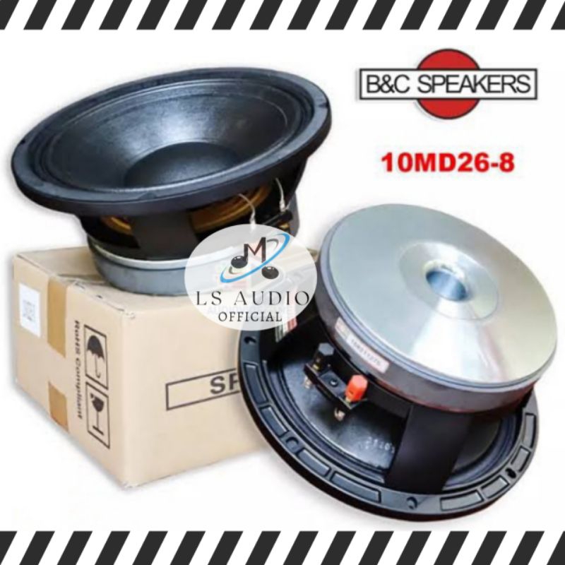 Speaker Component BNC 10MD26 Woofer 10 inch BNC 10 MD 26