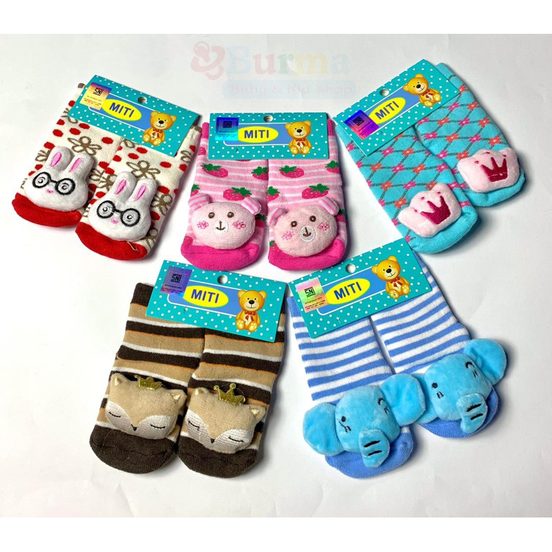 Kaos kaki boneka bayi 0-6 bulan