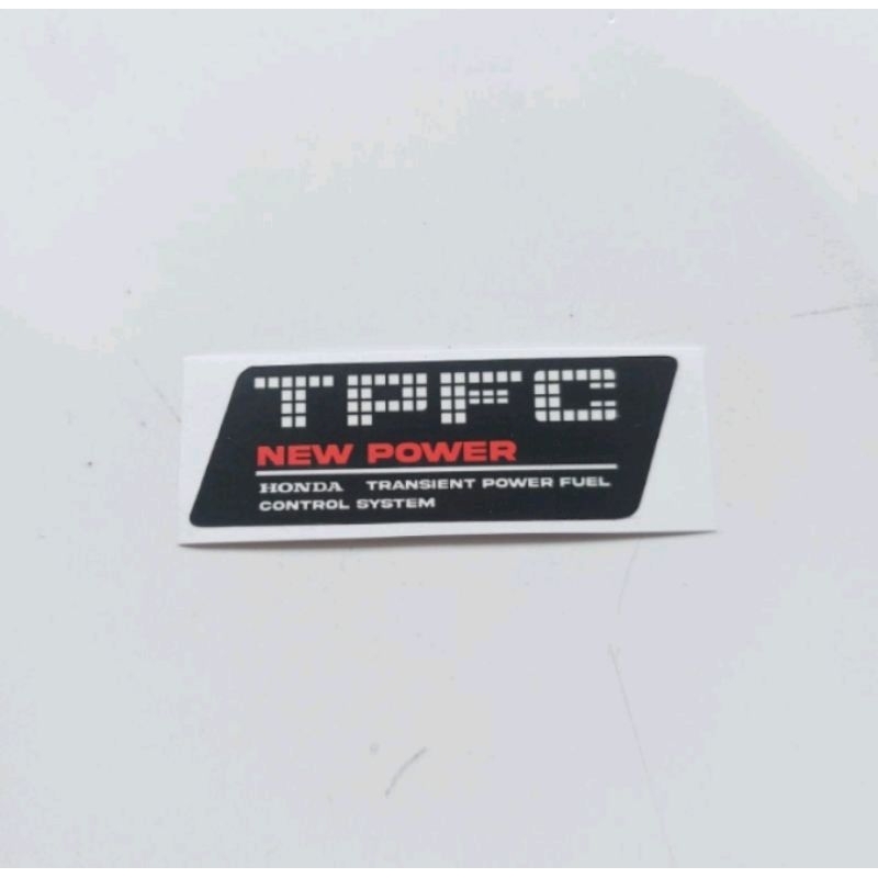Stiker keterangan TPFC honda gl pro series