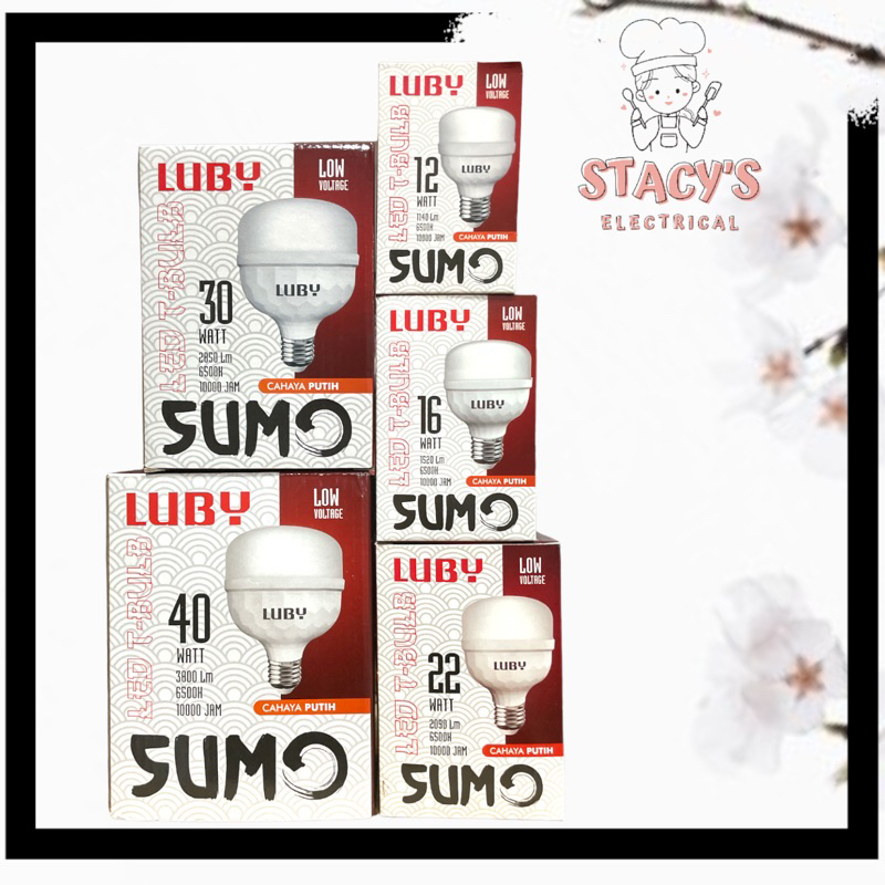 LAMPU LED LUBY SUMO CAHAYA PUTIH (12W,16W,22W,30W,40W)