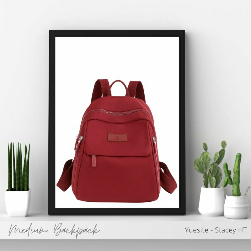 TAS RANSEL WANITA SEDANG YUESITE STACEY MEDIUM BACKPACK TAS PUNGGUNG