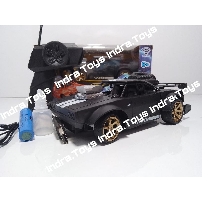 RACING SPRAY 1:18 Mobil Remote Control Asap Spray Super Cepat Baterai Cas RDR 1194