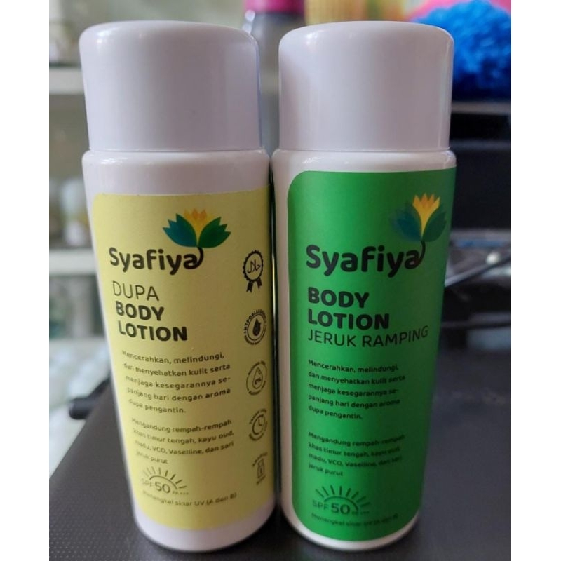 Syafiya Body Lotion Spf 50+++ (lotion pemutih)