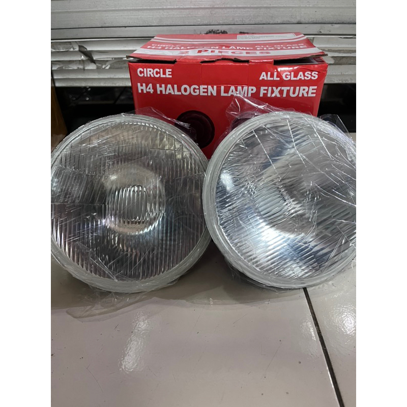 LAMPU DEPAN MOBIL BULAT H4 HEADLAMP 7 INCH INCI JIMMY KATANA UNIVERSAL