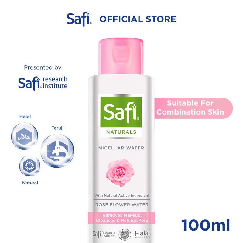 Safi Naturals Micellar Water Rose Flower Water - 100ml