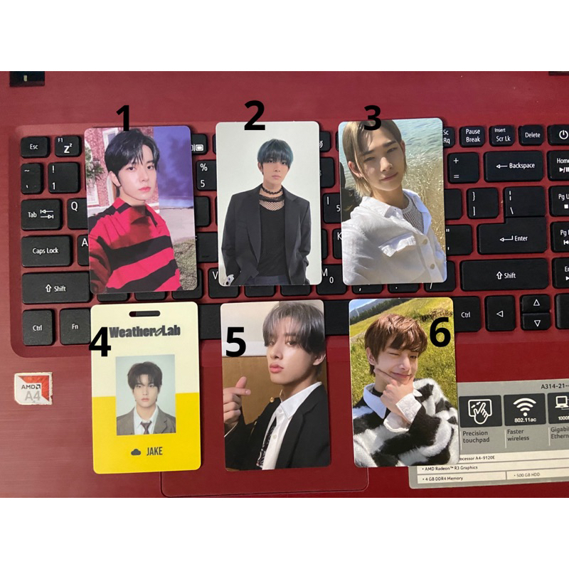 Enhypen heeseung Niki Jake photocard Bdo Bdc IDC LD Hybe