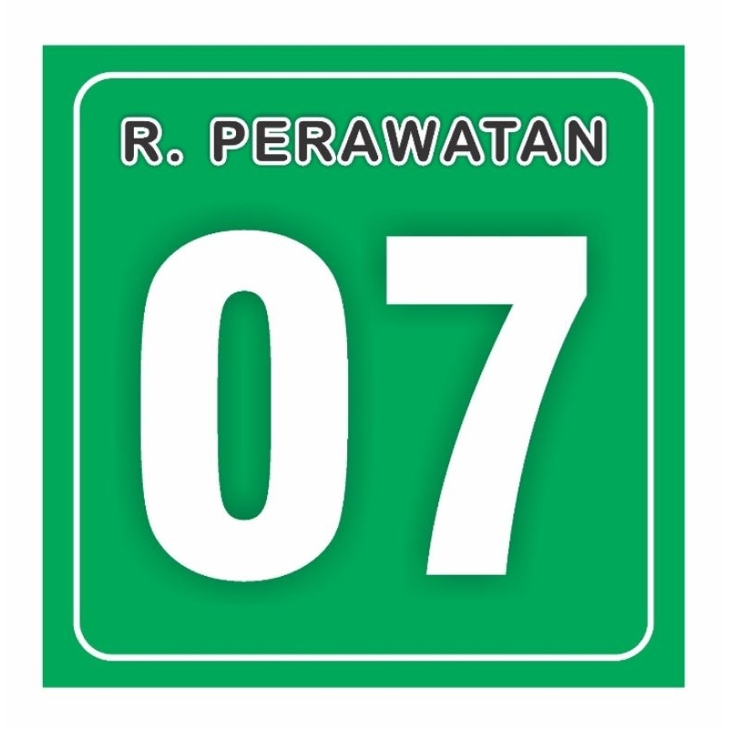 

Stiker Nomor Ruang 16 x 16 cm