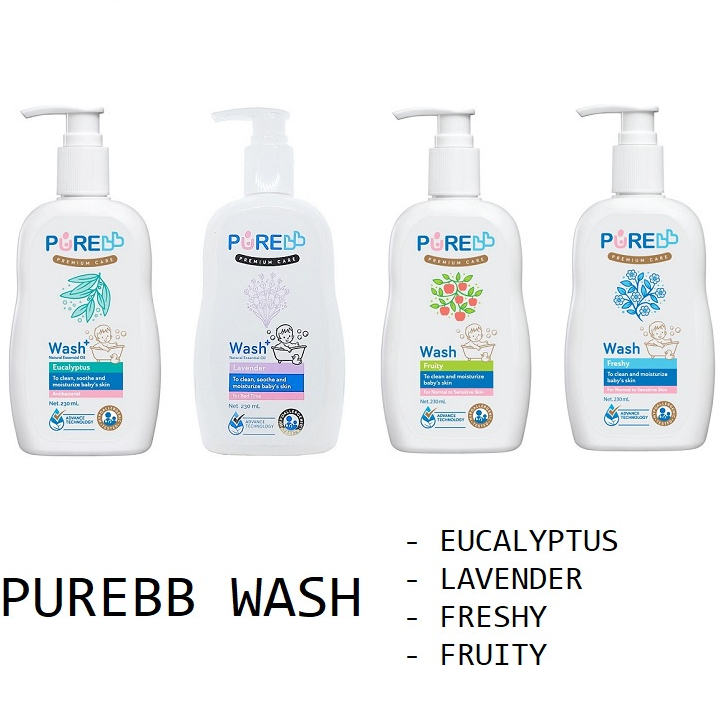 PURE BABY WASH 2IN1 230ML