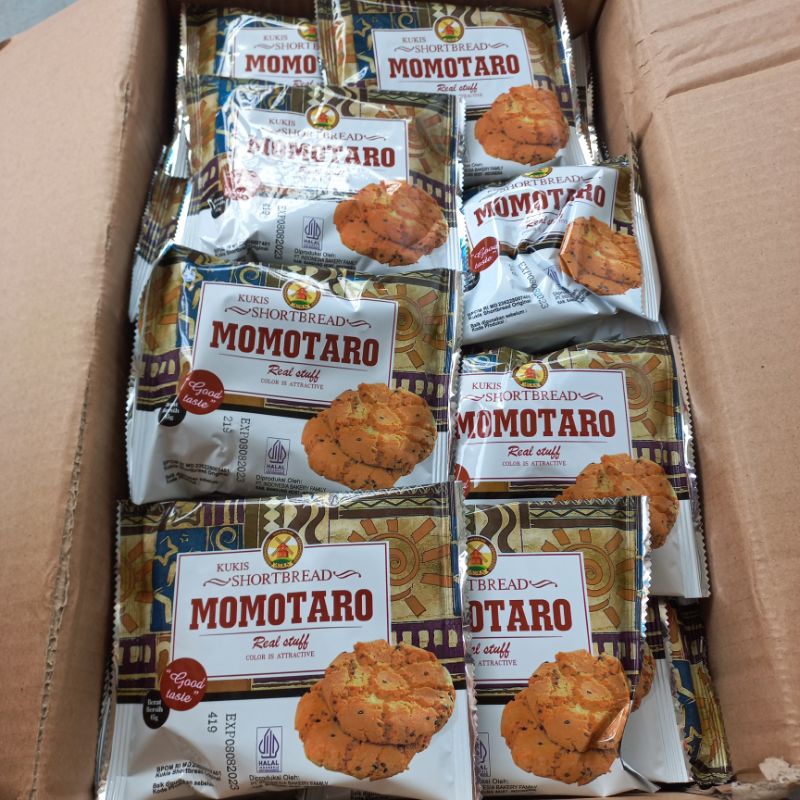 

Nafariz724 Momotaro Cookies 1 Dus Isi 60Pcs Varian Original, Coklat Dan Kelapa