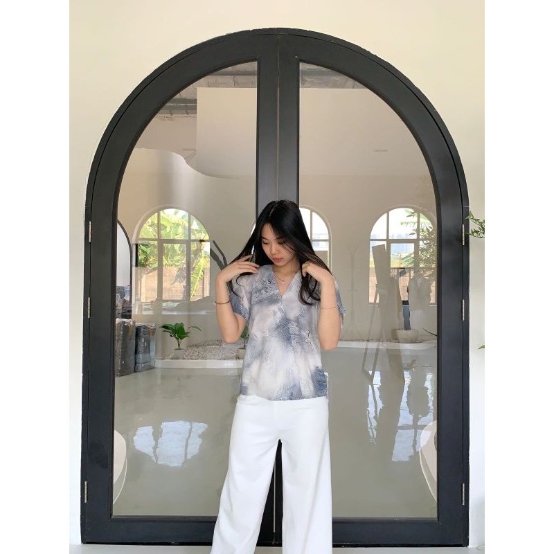 DIARRA TOP | Atasan Wanita | Blouse | V'neck