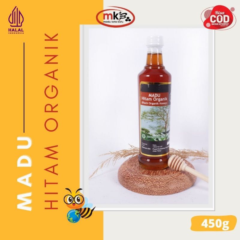 

Madu Kota Batu - Madu Hutan Asli Hitam Organik 450 gram kemasan botolkaca