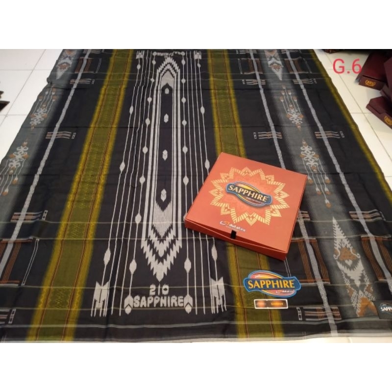 Sarung Sapphire Gambiran songket