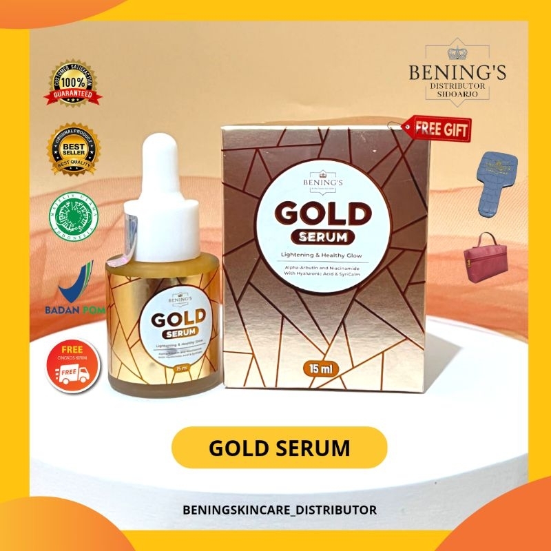 ❤️ BENING'S SERUM WHITENING/SERUM GOLD/SERUM ACNE/SERUM ANTI AGING/SERUM DARK SPOT SERUM BENING SKIN