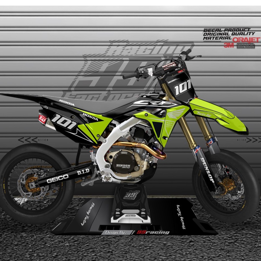DECAL CRF PUTIH PINK KEREN CUSTOM BEBAS DESAIN