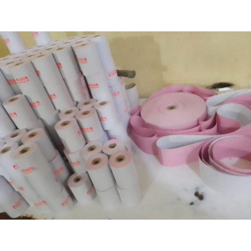 

RB Kertas kasir NCR 2PLY 75x55mm(PUTIH MERAH) paket 10pcs