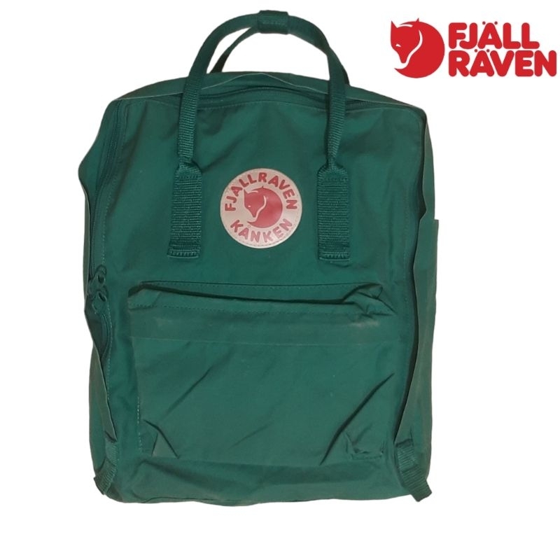 Tas Ransel Fjallraven Kanken Classic 13" Hijau Second