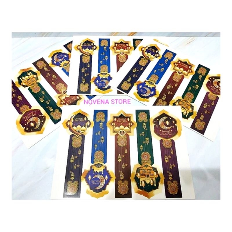 

STICKER LEBARAN STIKER TOPLES HIASAN BOX KOTAK DUS HAMPERS IDUL FITRI