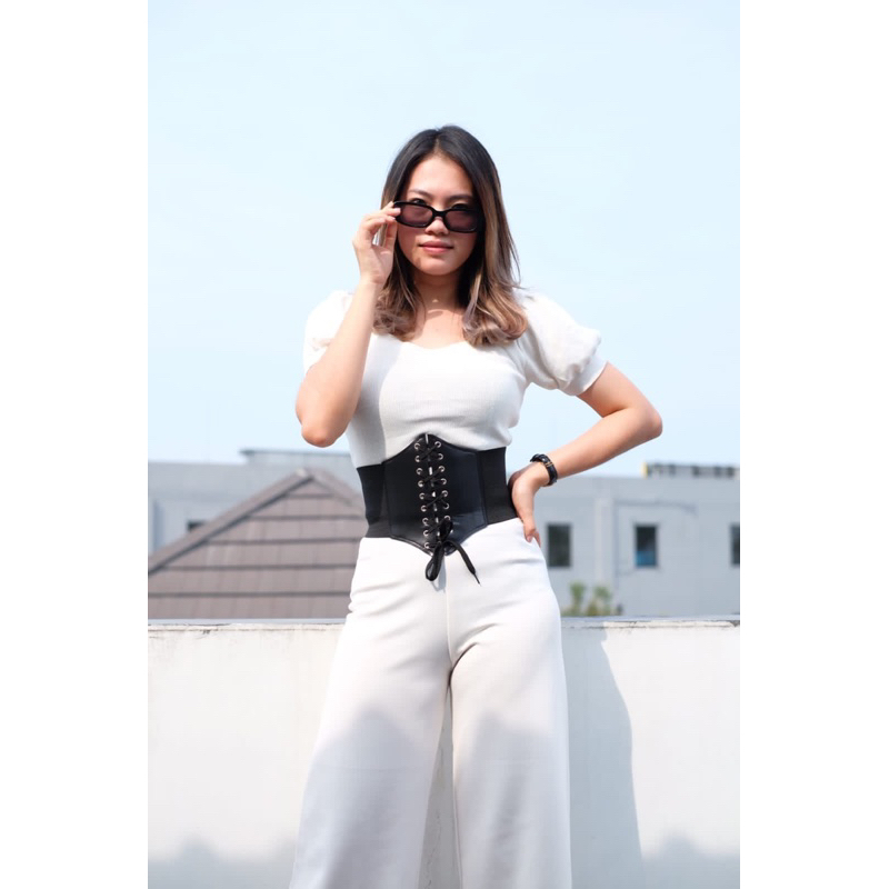 3 SET OBI BELT LADY BOSS / obi belt remple / obi belt vikana ruffle / obi belt rubber wide