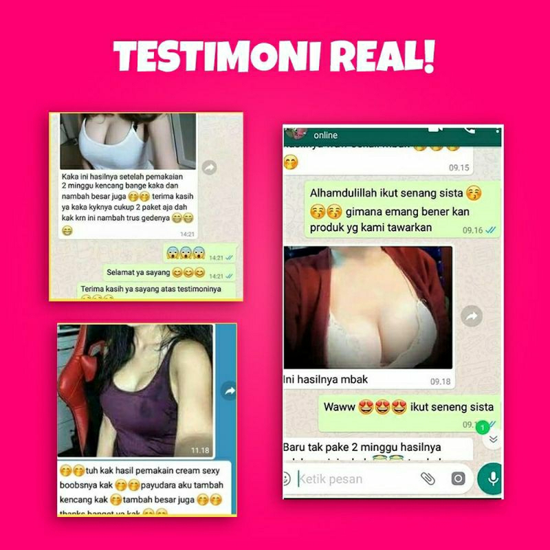 CREAM PENGENCANG PAYUDARA BPOM SEXY BOOBS ORIGINAL Ampuh &amp; Permanen BREAST KRIM